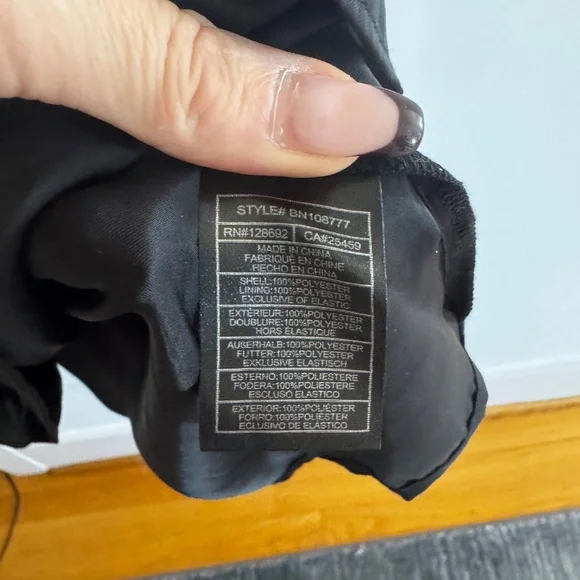 Steve Madden Prairie Dreams Satin V-Neck Ruffle Cap Sleeve Mini Blouson Dress S - Picture 9 of 16